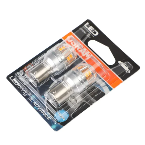 OSRAM 9456Y Car Auxiliary Bulbs LED PY21W 12V2.5W BAU15s