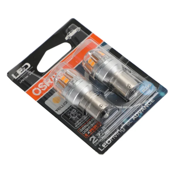 OSRAM 9456Y Car Auxiliary Bulbs LED PY21W 12V2.5W BAU15s