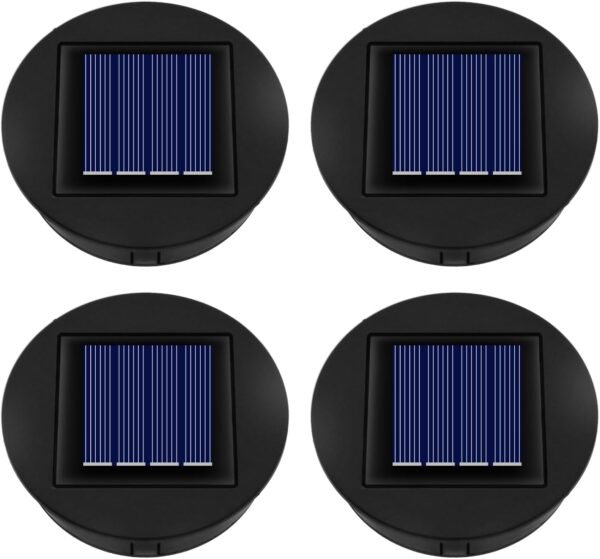4PCS Solar Light Replacement Top 8cm for Outside Lanterns