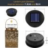 4PCS Solar Light Replacement Top 8cm for Outside Lanterns