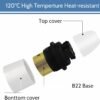 2 Pack B22 Bayonet Pendant Lamp Holder
