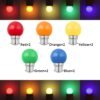 10 Pack B22 1W G45 Bayonet Coloured LED Bulbs
