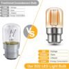 B22 T28 Pygmy Bayonet LED Light Bulbs 2W 4-Pack
