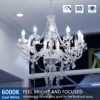 C35 E27 LED Filament Candle Light Bulbs 4W AC 220V 6pcs