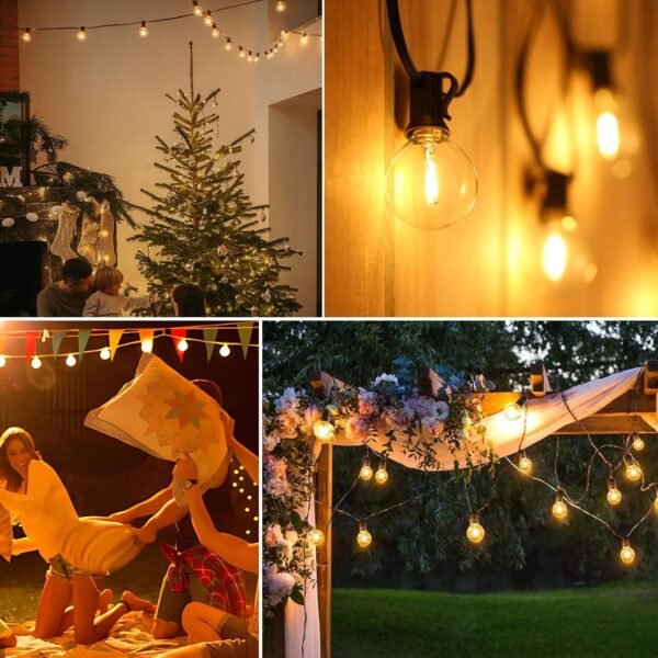 Mini Globe E14 LED Filament Bulb 1W Warm White 2200K 6 Pack