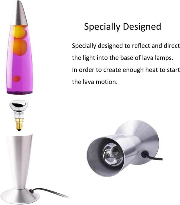 R39 25W Lava Lamp E14 Reflector Bulb 230V 3 Pack