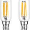 E14 T25 LED Filament Cooker Hood Light Bulbs 4W 2 Pack