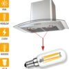 E14 T25 LED Filament Cooker Hood Light Bulbs 4W 2 Pack