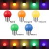 10 Pack E27 1W G45 Coloured LED Bulbs