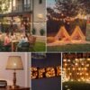 G40 E27 Vintage Night Light LED Filament Bulbs 1W 6 Pack