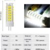 G4 7W LED Light Bulbs AC230V 5 Pack