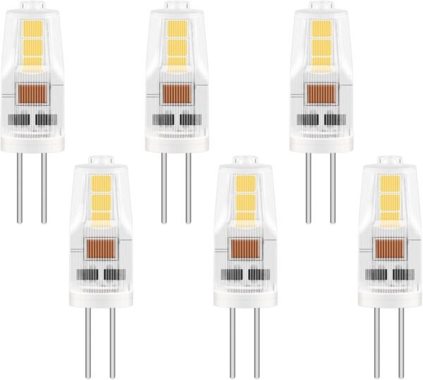 G4-LED-Bulbs-2W6 6 Pack G4 LED Bulbs 2W, AC/DC 12V