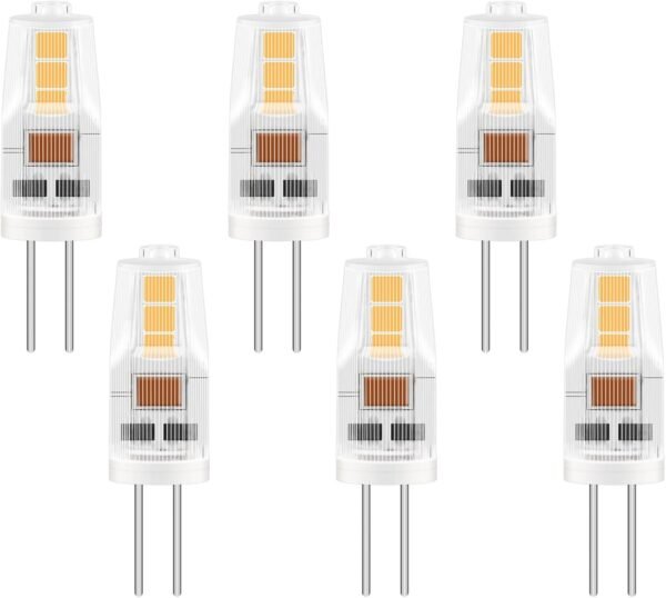 G4-LED-Bulbs-2W7 6 Pack G4 LED Bulbs 2W, AC/DC 12V
