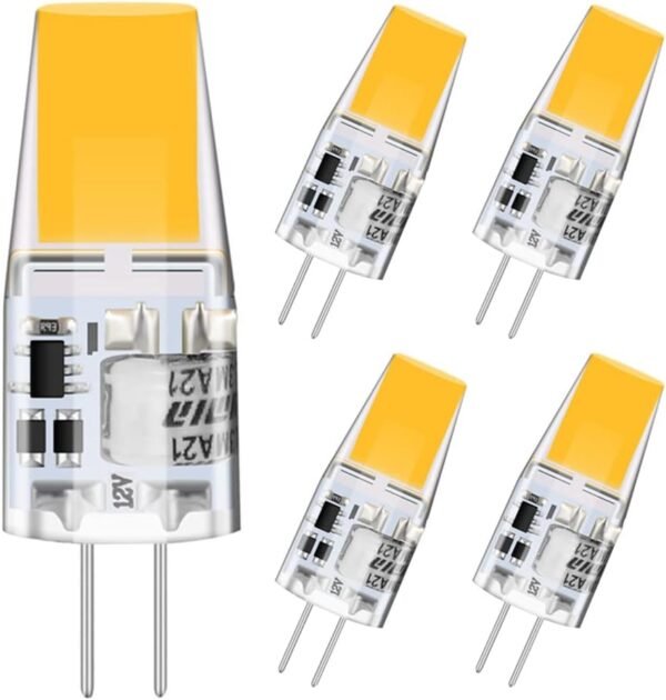 G4-LED-Bulbs-3W-COB 3W G4 LED Light Bulbs 12V 4 Pack