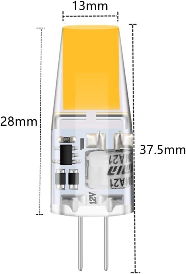 G4-LED-Bulbs-3W-COB1 3W G4 LED Light Bulbs 12V 4 Pack