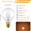 25 Pack G40 E12 7 Watt Incandescent Replacement Bulbs