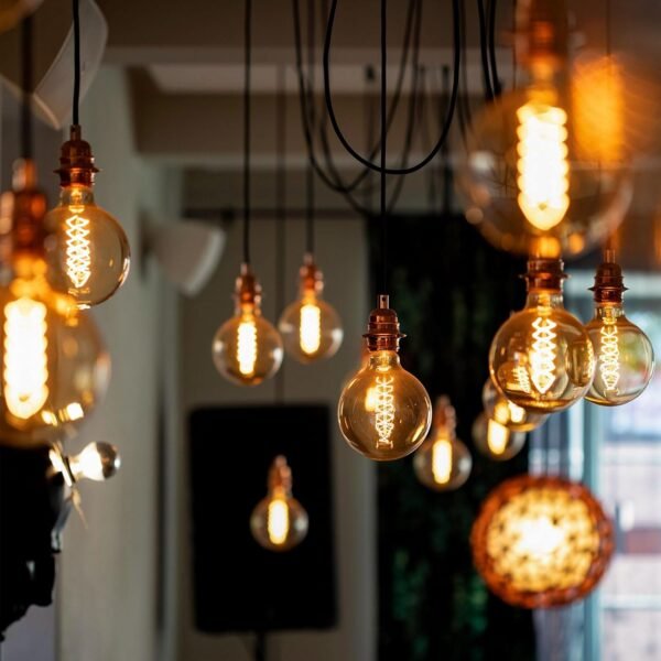E27 G80 Globe Vintage Edison Light Bulbs 2 Pack