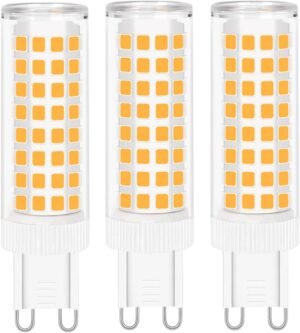 10W G9 LED Corn Light Bulbs Dimmable 3 Pack