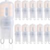 G9 LED Bulbs 2.5W Dimmable 10 Pack
