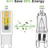 G9 LED Bulbs 3W Non-Dimmable 10 Pack
