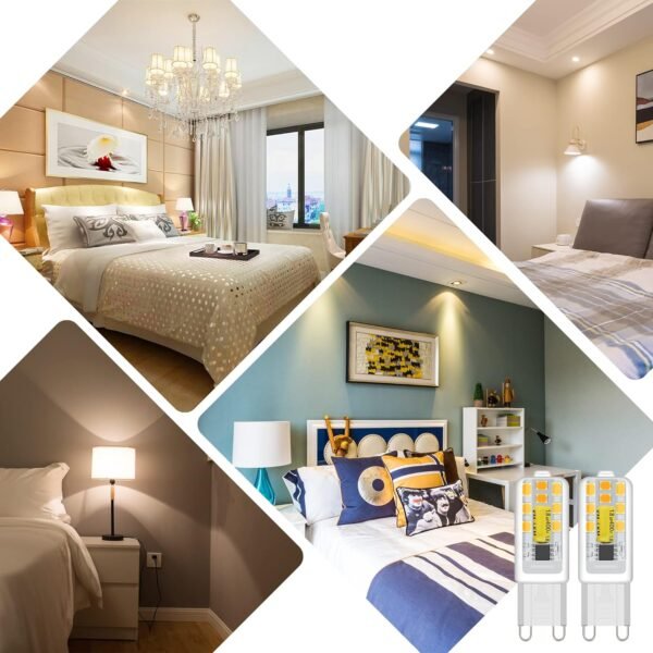 G9 LED Bulbs 3W Non-Dimmable 10 Pack