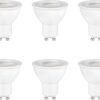 6 Pack GU10 LED Spotlight Bulbs 5W