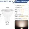 6 Pack GU10 LED Spotlight Bulbs 5W