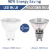 6 Pack GU10 LED Spotlight Bulbs 5W