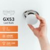 GX53 LED Light Bulb 7W 4-Pack