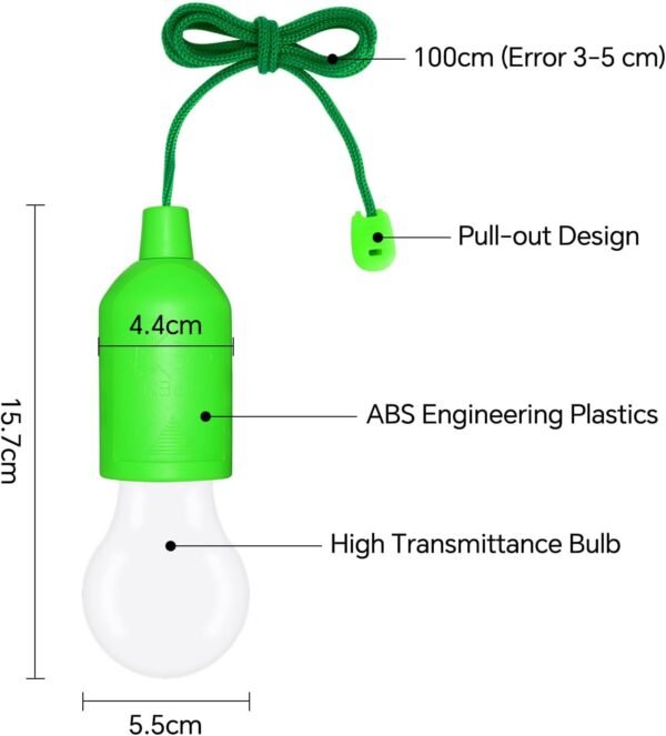LED-Pull-Cord-Light7 6 Pack LED Pull Cord Light Bulb, Battery Operated