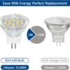 MR11 GU4 2W LED 250LM, AC DC 12V-24V 6PCS