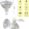 8 Pack MR16 12V 35W GU5.3 Halogen Spotlight Bulbs