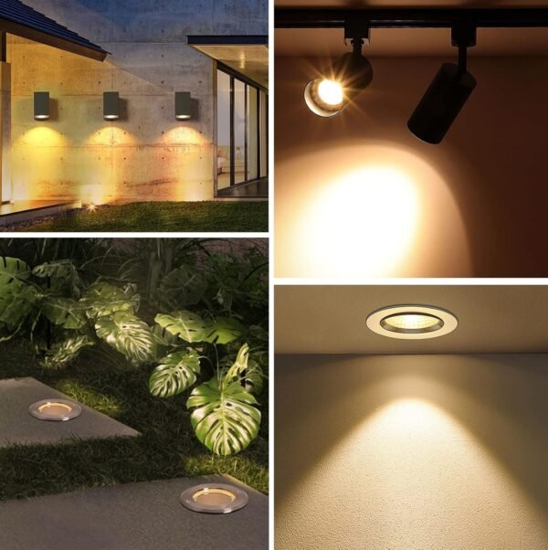 8 Pack MR16 12V 35W GU5.3 Halogen Spotlight Bulbs