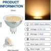 MR16 GU5.3 12V 5W LED Spotlight Bulbs 6 Pack