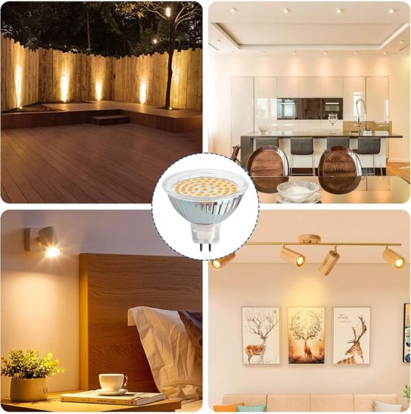MR16 GU5.3 12V 5W LED Spotlight Bulbs 6 Pack