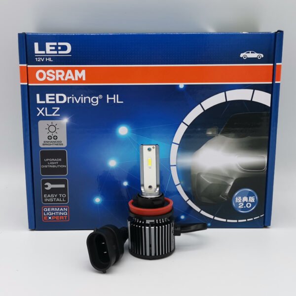 2PCS Osram H8 H11 H16 LED XLZ 12V PGJ19-1/2/3 6000K Car Lamp
