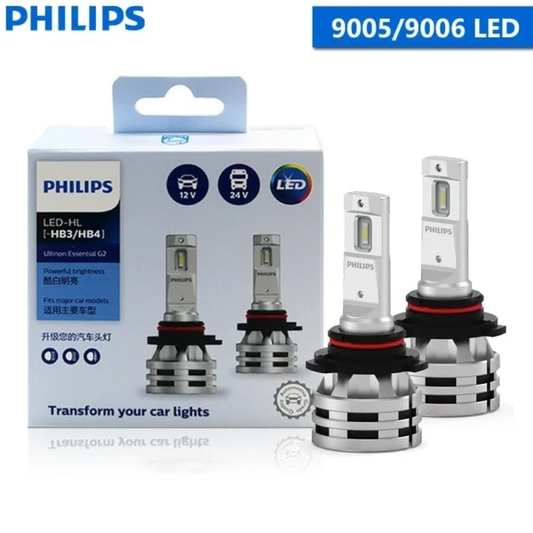 Philips-Ultinon-Essential-G2-LED-9005 Philips Ultinon Essential G2 LED HB3 HB4 9005 9006 6500K Headlight