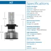 Philips Ultinon Essential G2 LED H7 6500K Car Headlight